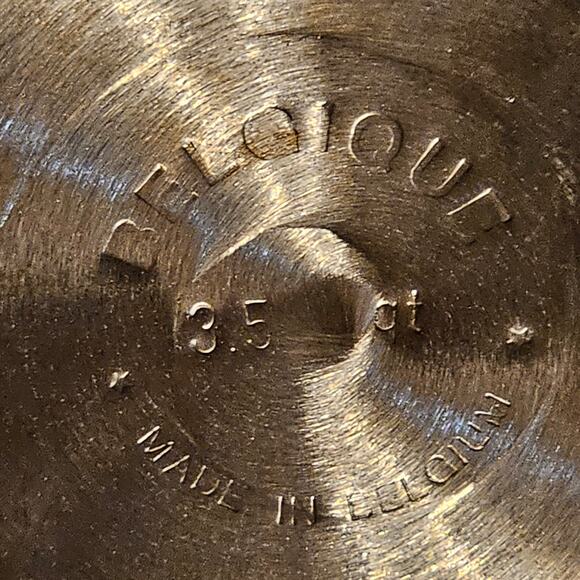 Vintage BELGIQUE 3.5 Qt. Sauce Pan Stainless Black Handle NO LID - Picture 3 of 3